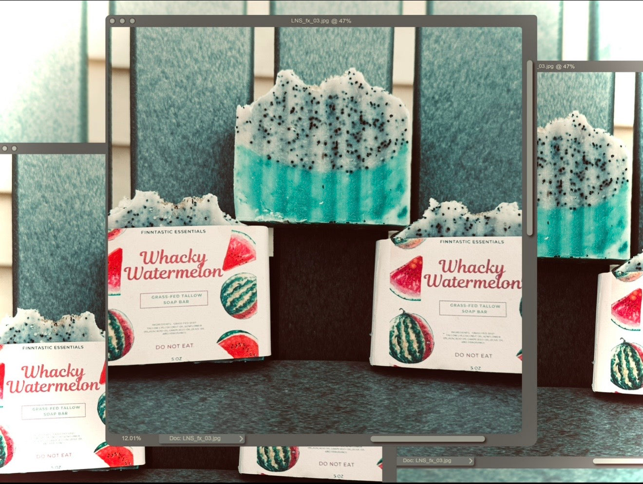 Whacky watermelon soap bar