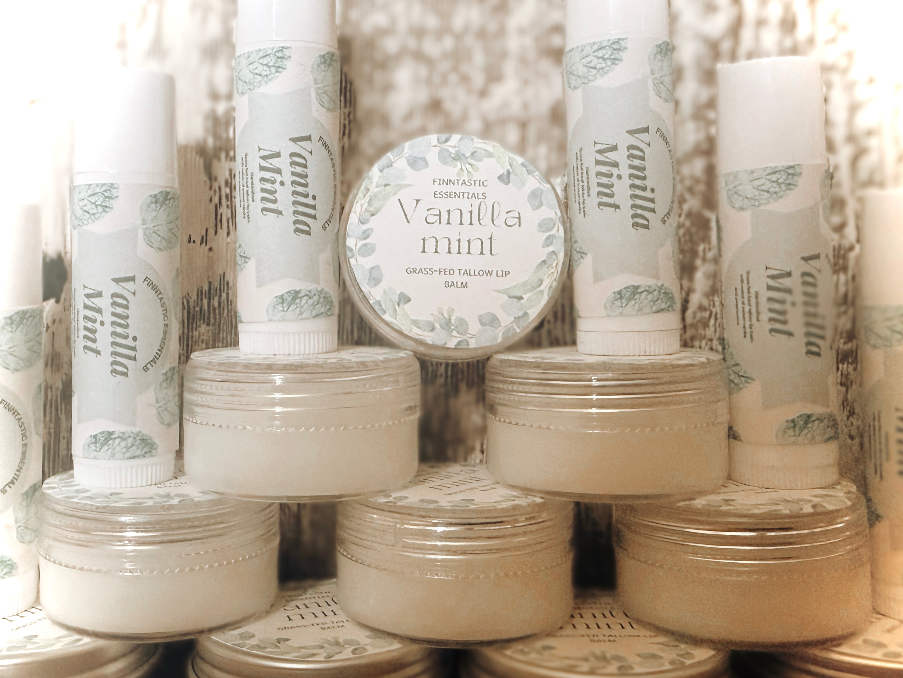 Vanilla mint lip balm