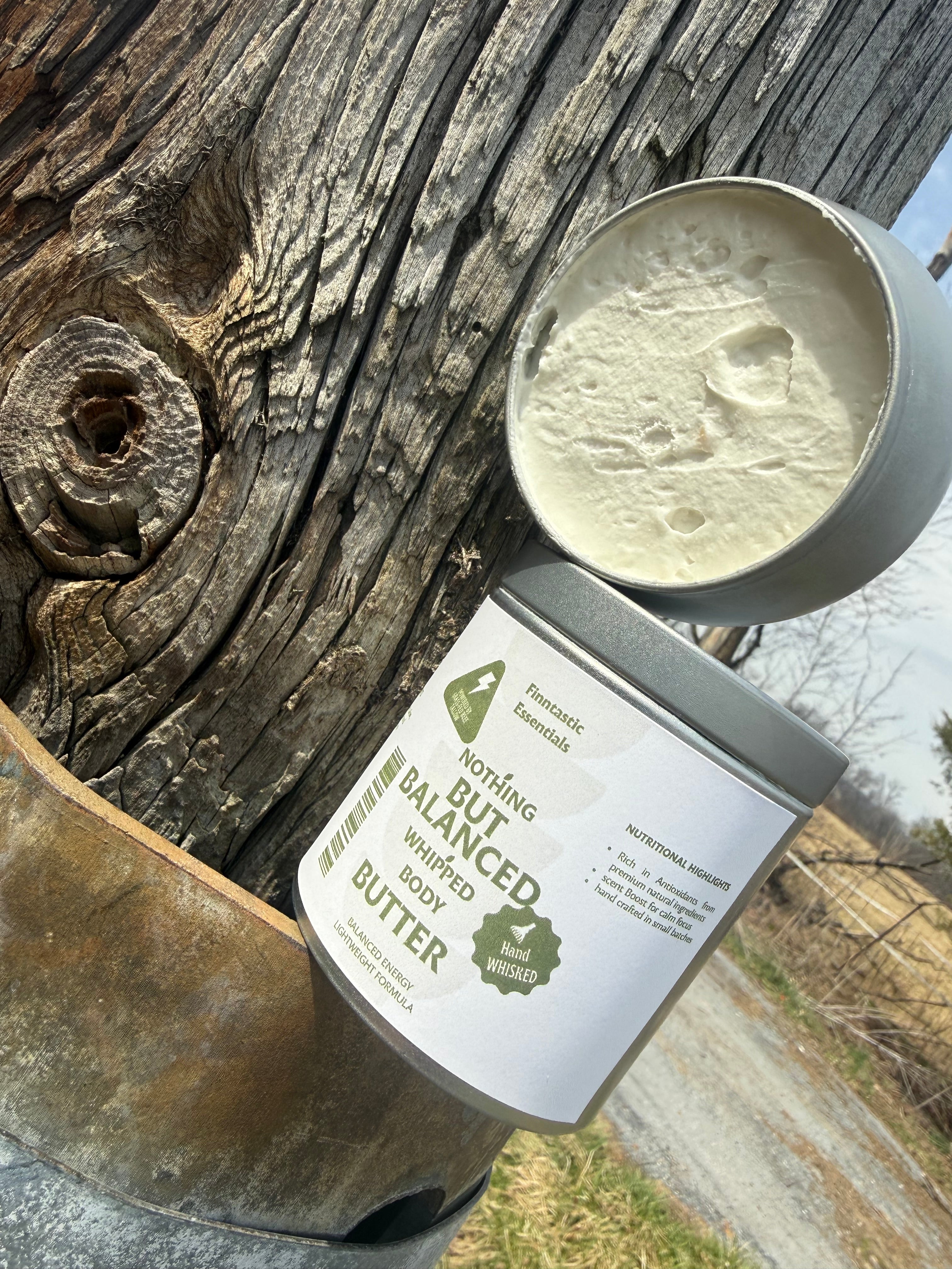 Nothing but balanced whipped body butter