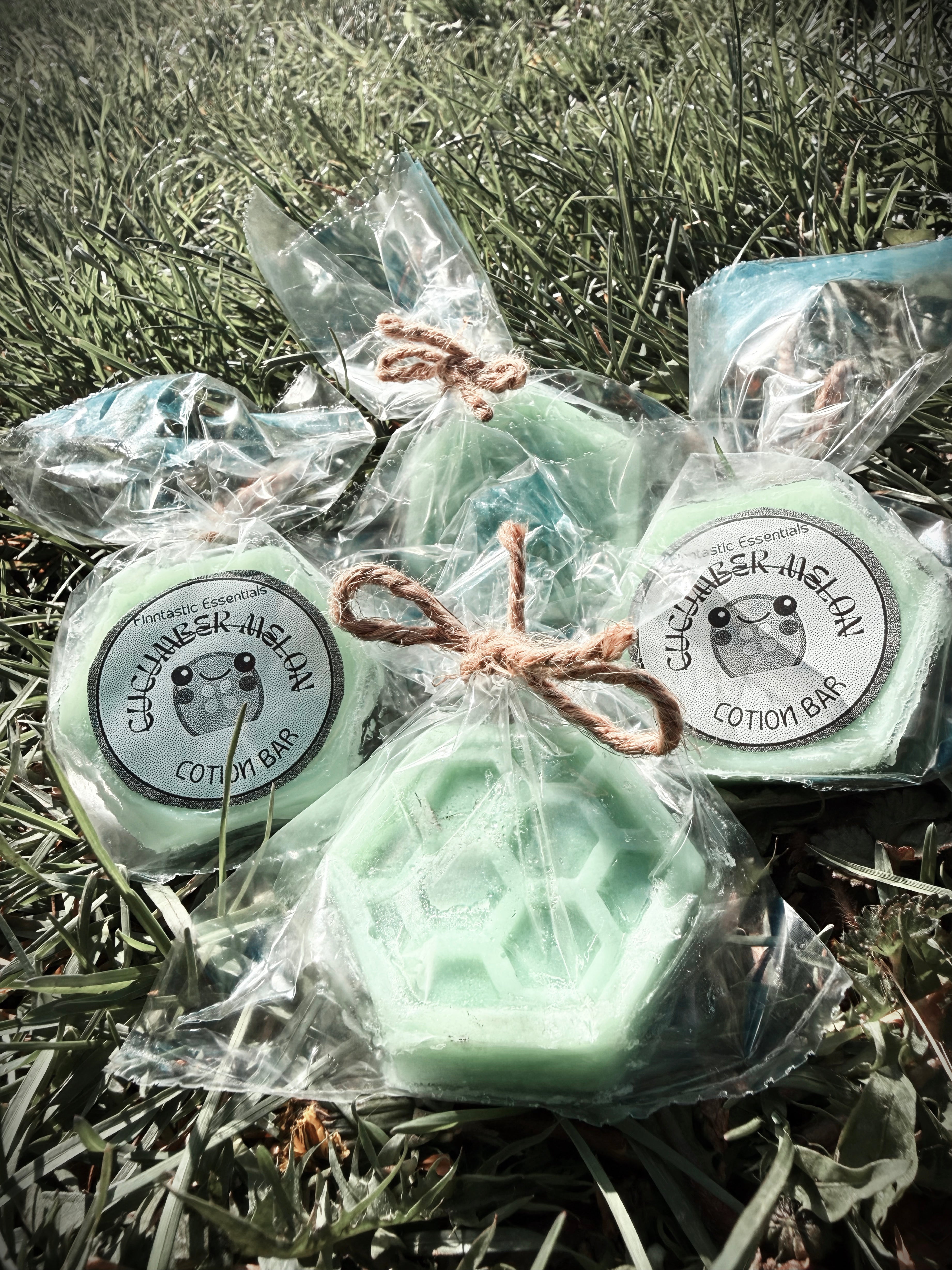 Cucumber melon mini lotion bar
