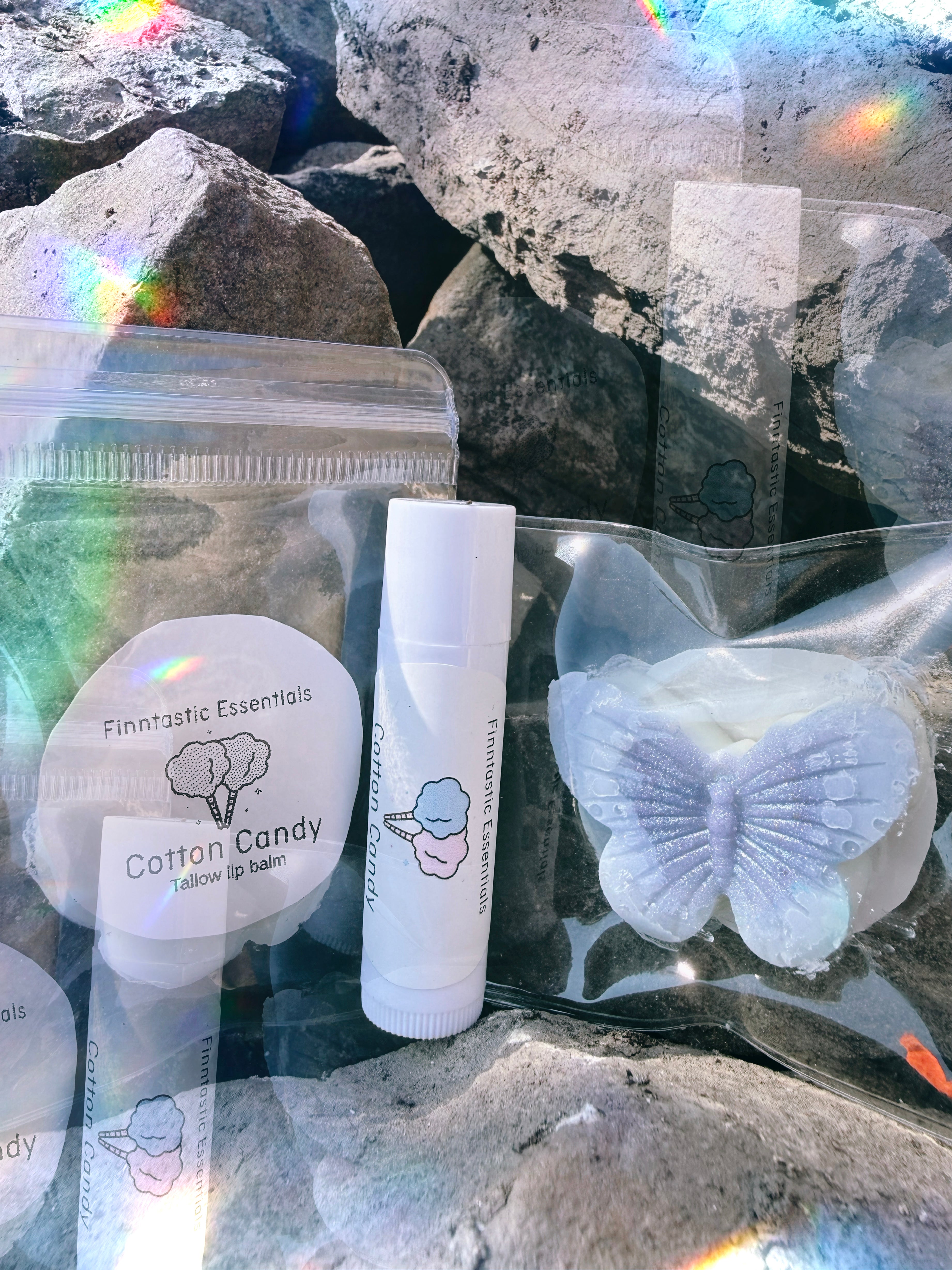 Cotton candy lip balm