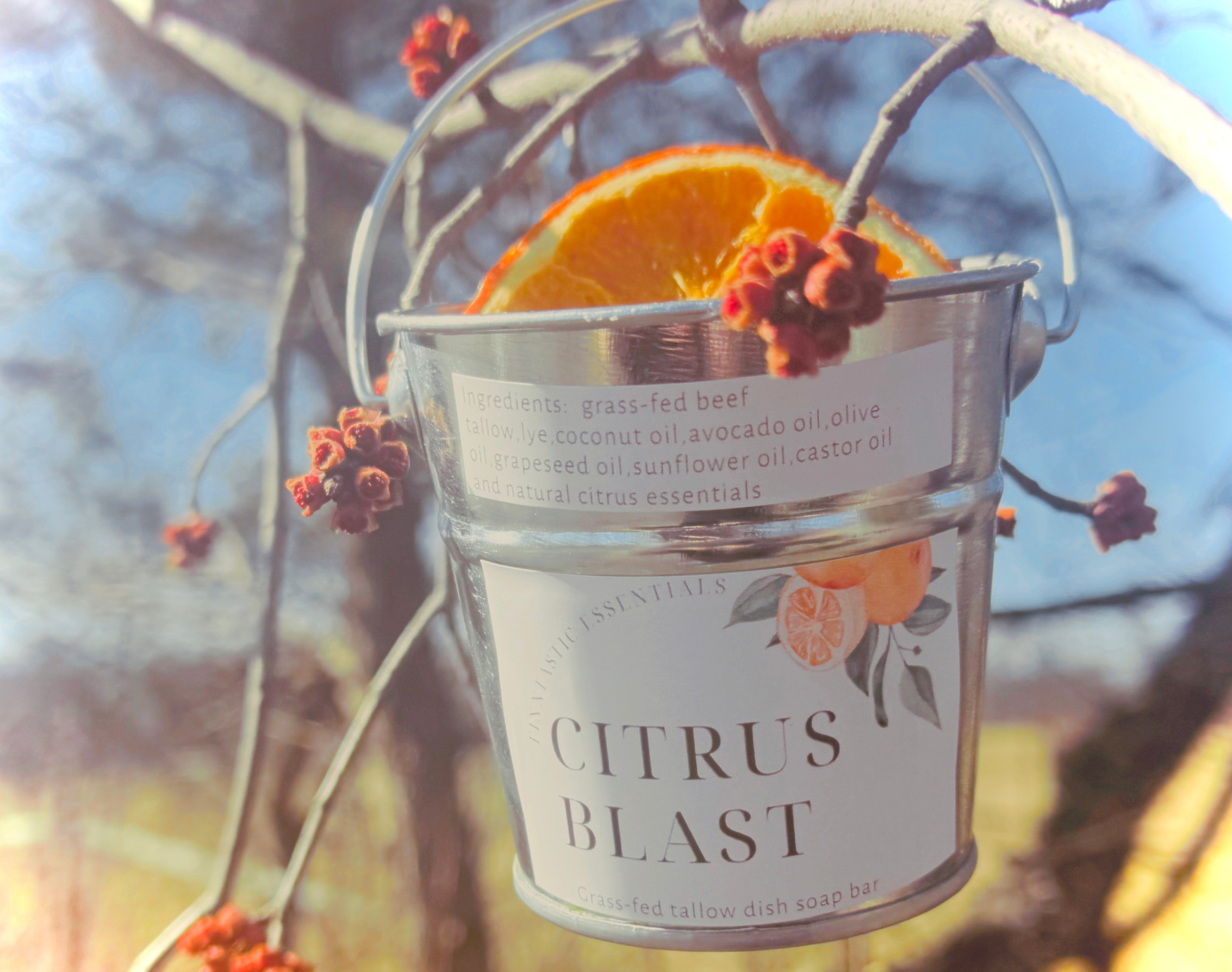 Citrus blast dish soap